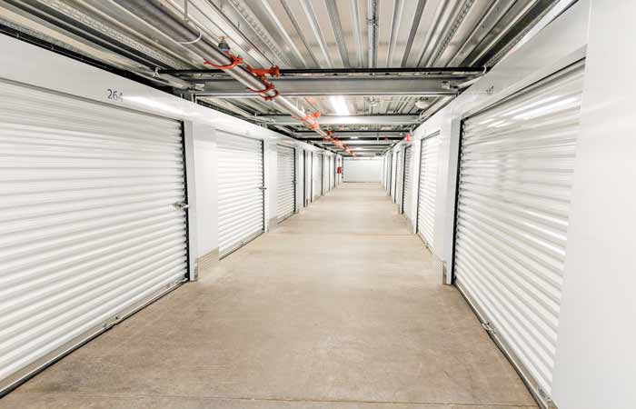 Climate controlled hallway storage